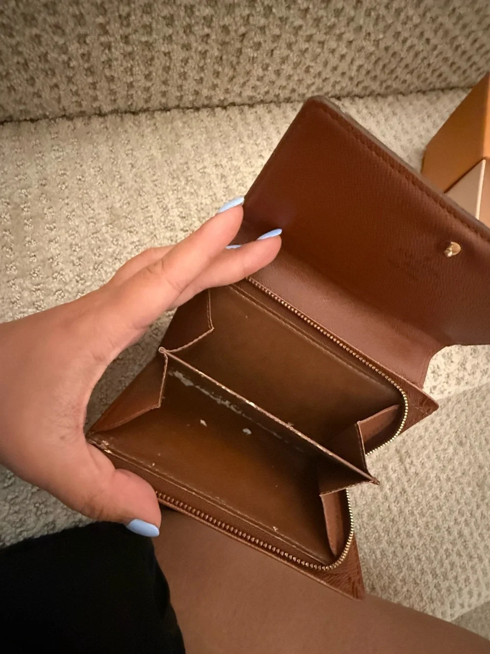 Louis Vuitton Monogram Compact Wallet in Brown
